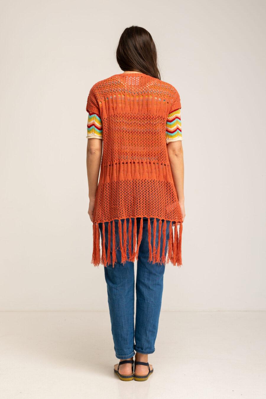 Peace&love By Calao CHALECO LARGO CROCHET