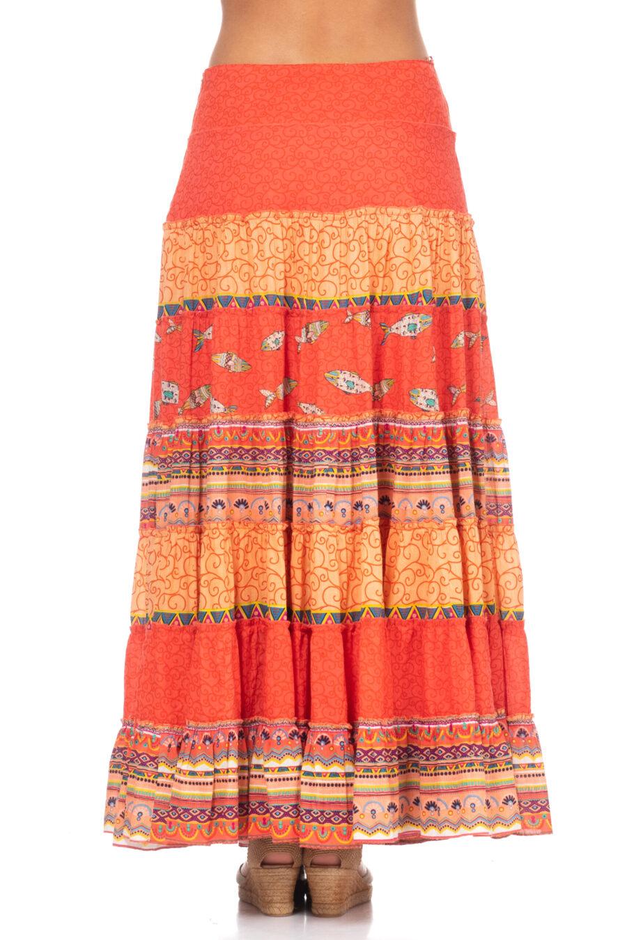 Peace&love By Calao FALDA ESTAMPADA LARGA