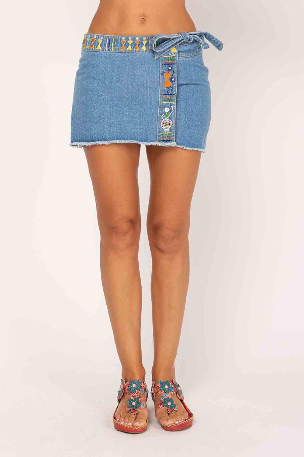 peace&love by calao FALDA PANTALON JEAN