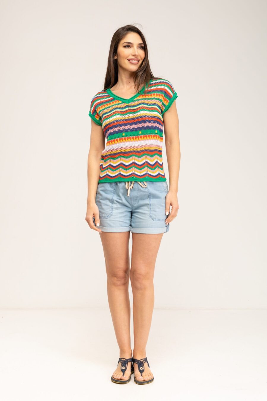 Peace&love By Calao JERSEY RAYAS CROCHET