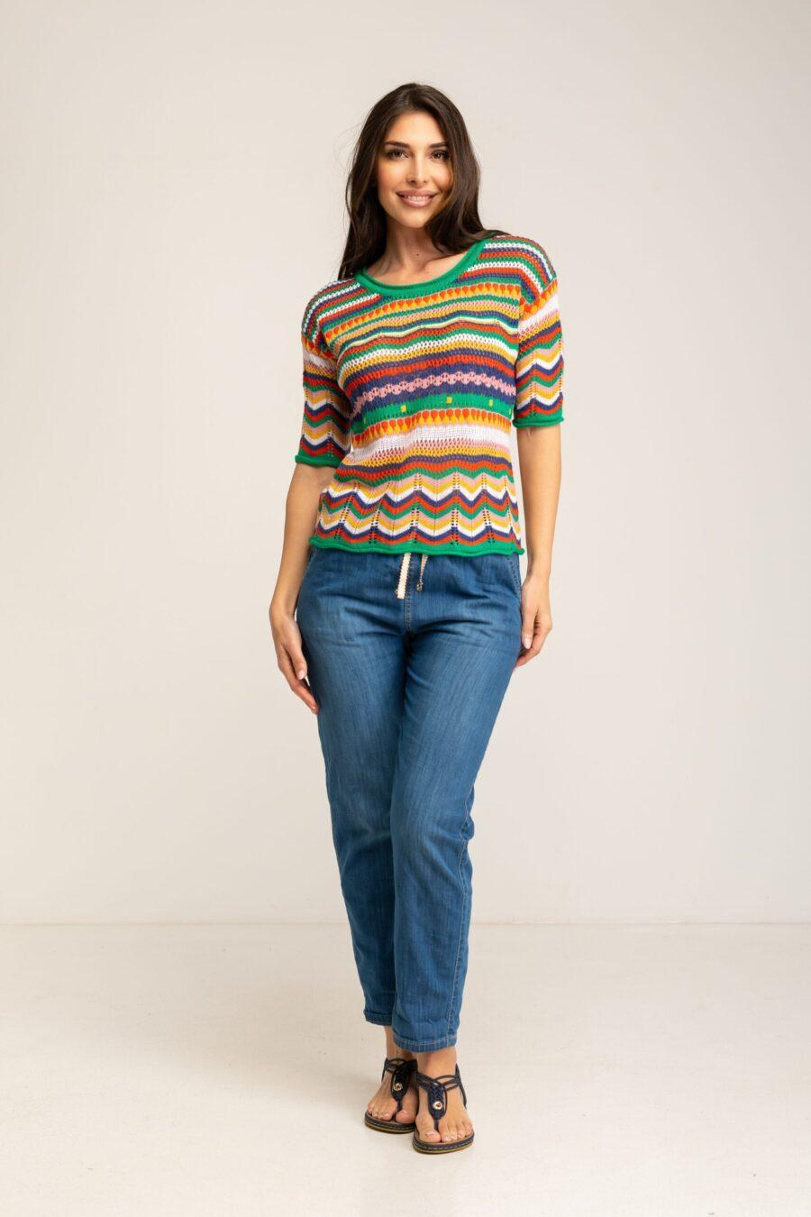 peace&love By Calao JERSEY RAYAS CROCHET JA2061J