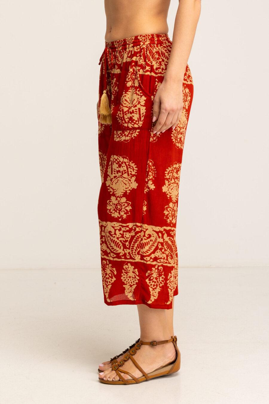 Peace&love By Calao PANTALON ESTAMPADO ÉTNICO