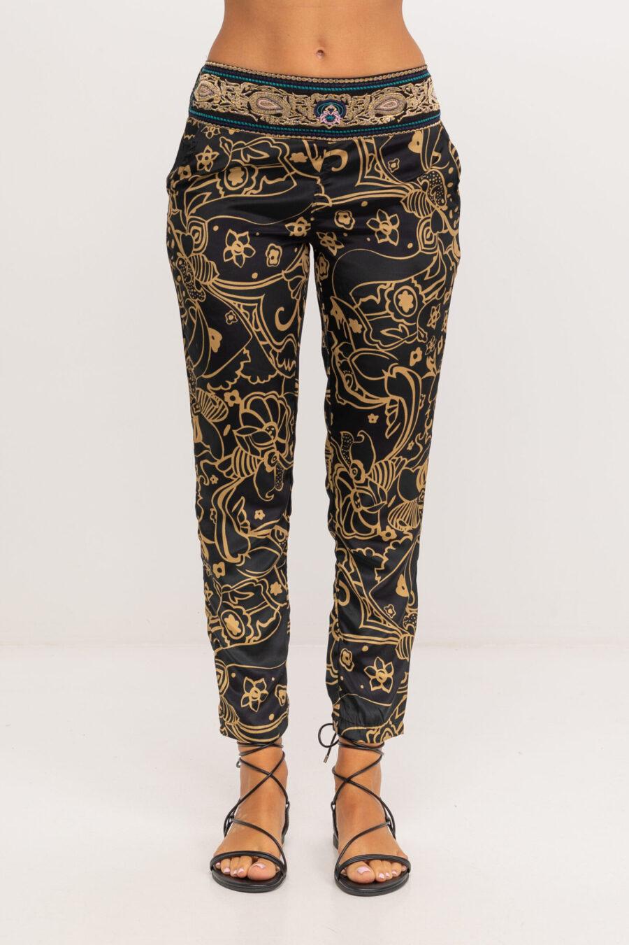 Peace&love By Calao PANTALON ESTAMPADO LARGO
