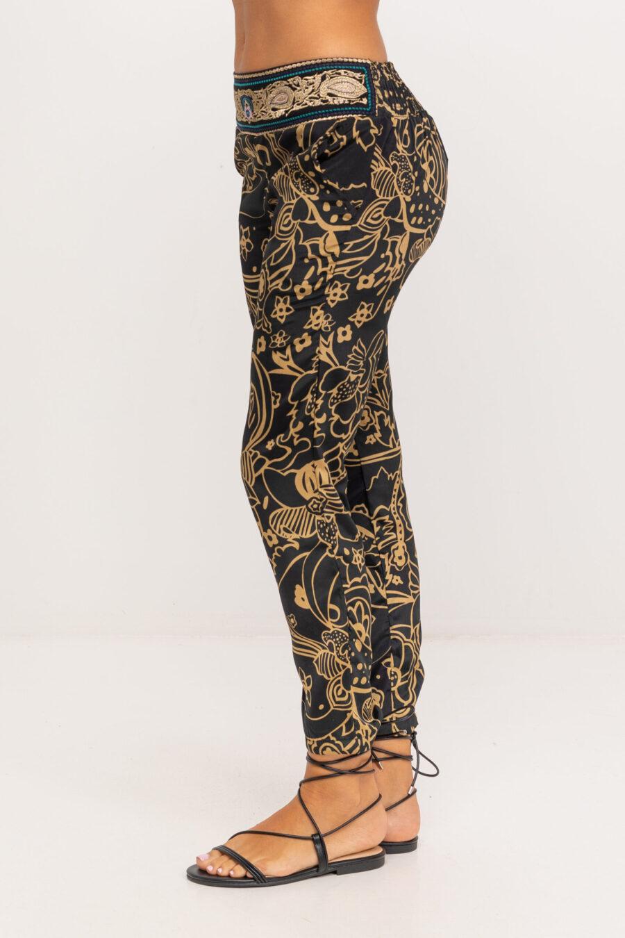 Peace&love By Calao PANTALON ESTAMPADO LARGO