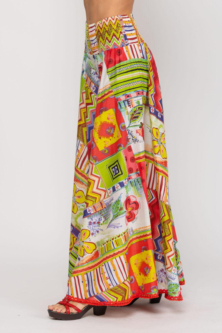 Peace&love By Calao PANTALON ESTAMPADO LARGO