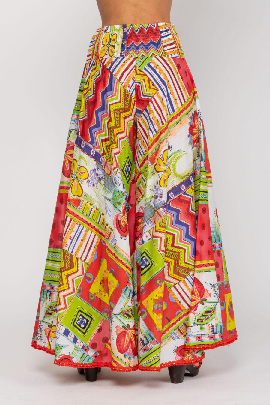 Peace&love By Calao PANTALON ESTAMPADO LARGO