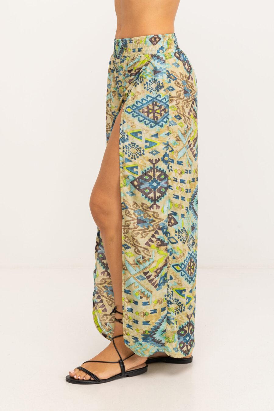 Peace&love By Calao PANTALON LARGO ESTAMPADO