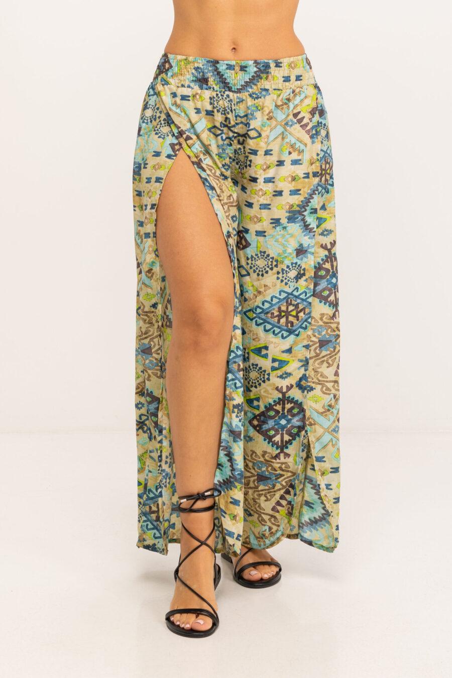 peace&love by calao PANTALON LARGO ESTAMPADO