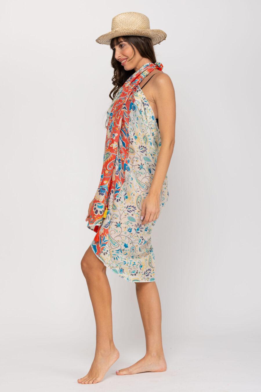 Peace&love By Calao PAREO ESTAMPADO