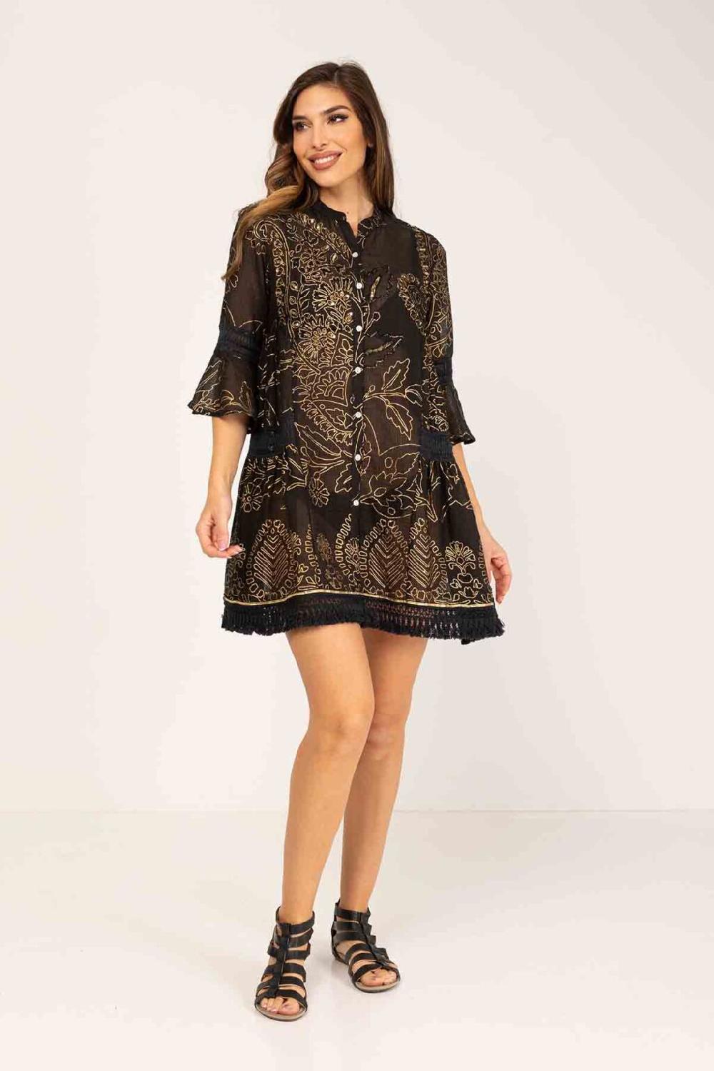 Peace&love By Calao TUNICA ABOTONADA