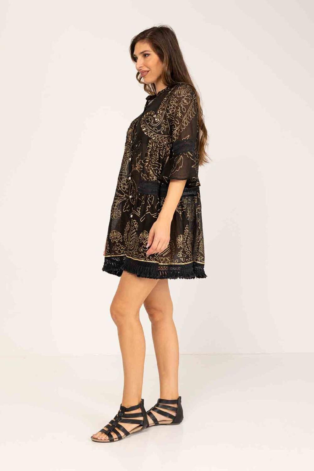 Peace&love By Calao TUNICA ABOTONADA