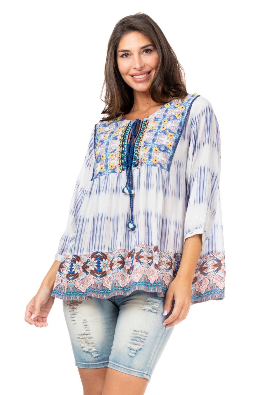 Peace&love By Calao TUNICA CON DOS ESTAMPADOS