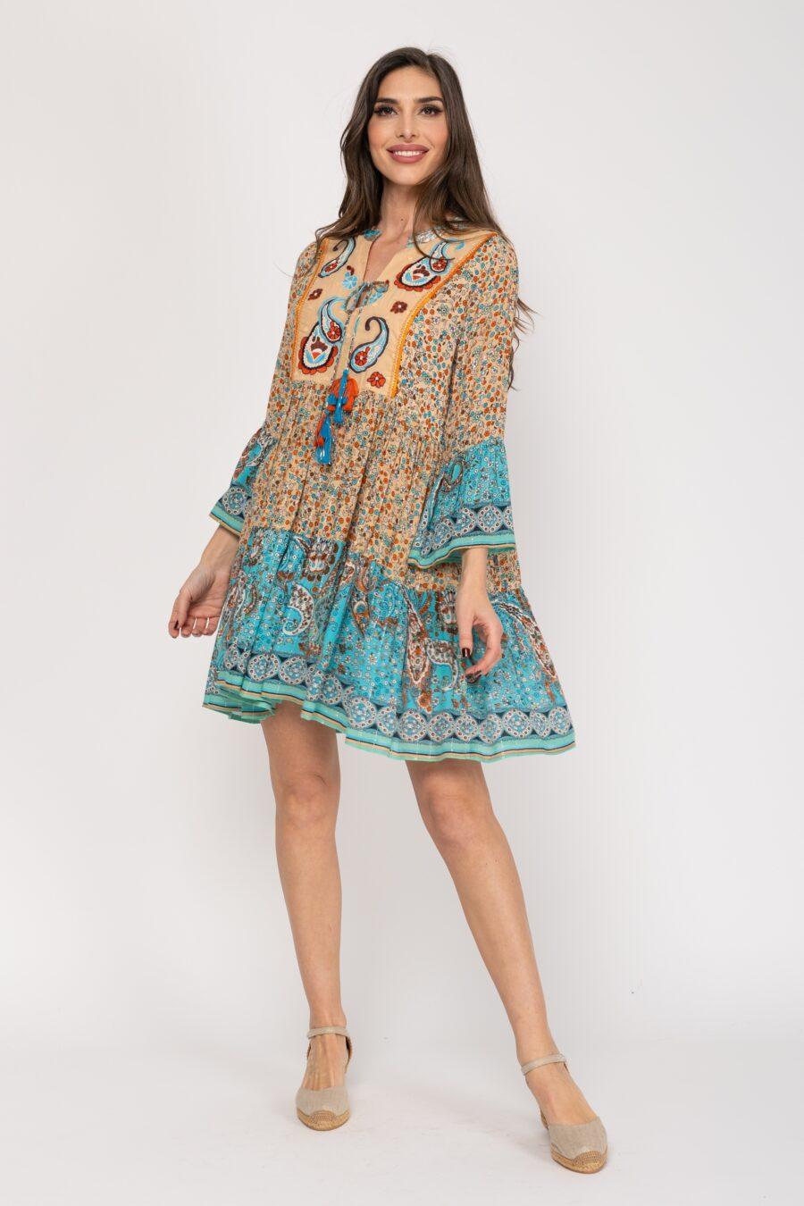 peace&love by calao TUNICA CON DOS ESTAMPADOS