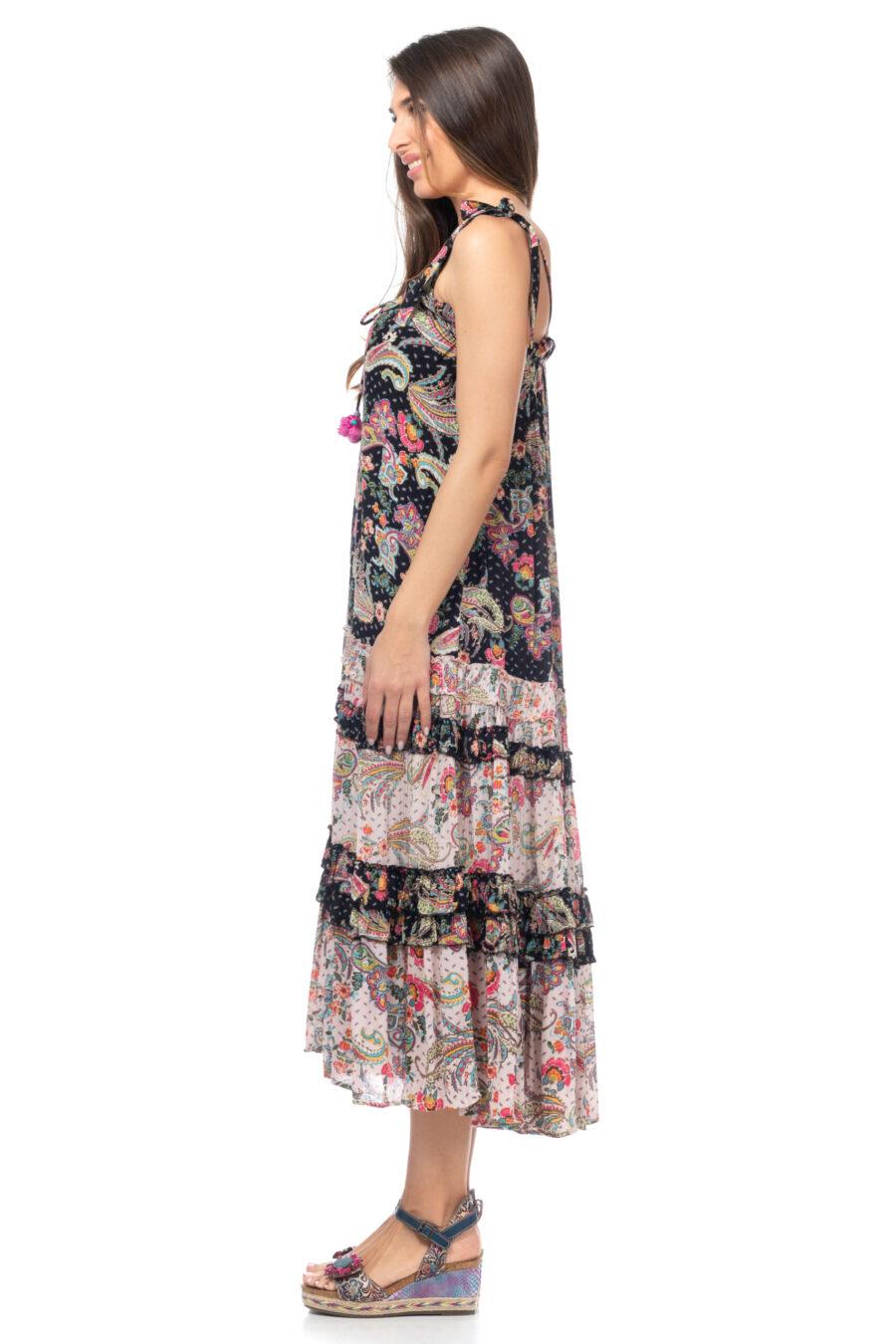 Peace&love By Calao VESTIDO CON DOS ESTAMPADOS