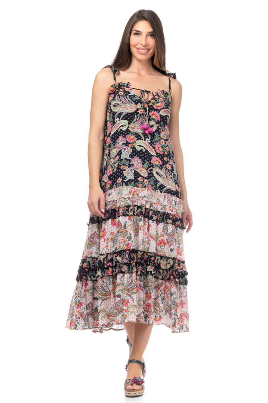 peace&love by calao VESTIDO CON DOS ESTAMPADOS