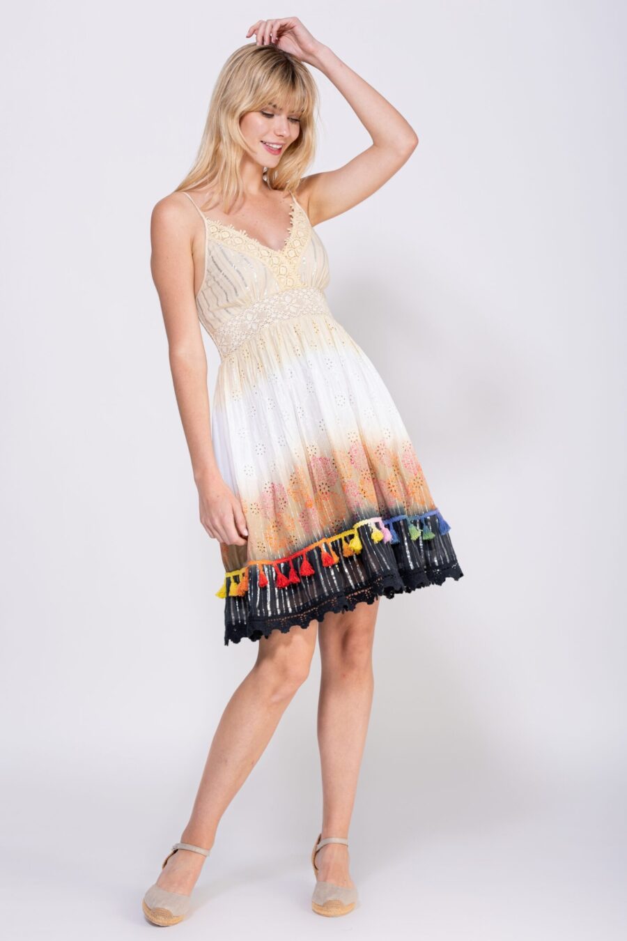 Peace&love By Calao VESTIDO CORTO DEGRADADO