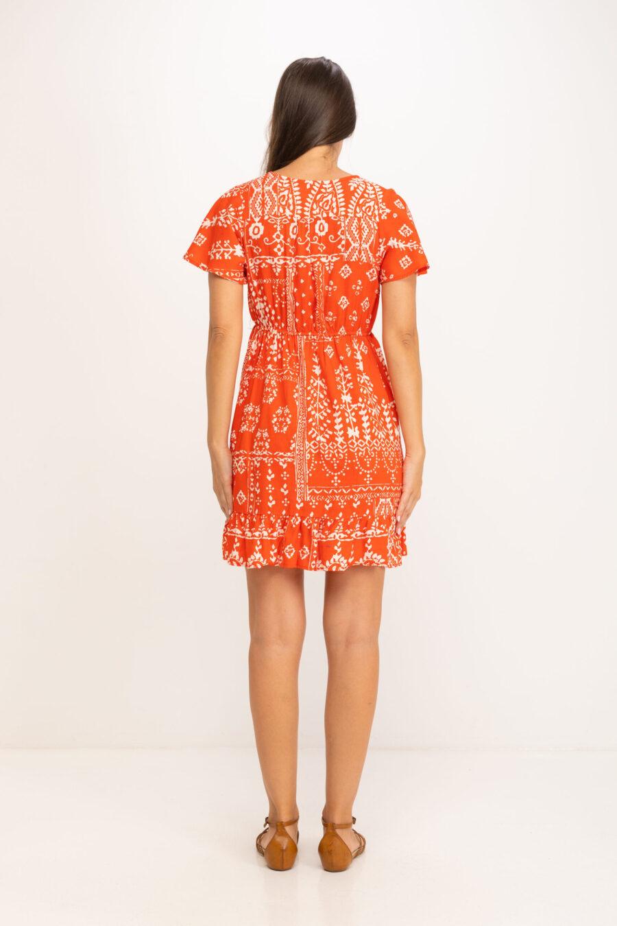 Peace&love By Calao VESTIDO CORTO ESTAMPADO BITONO