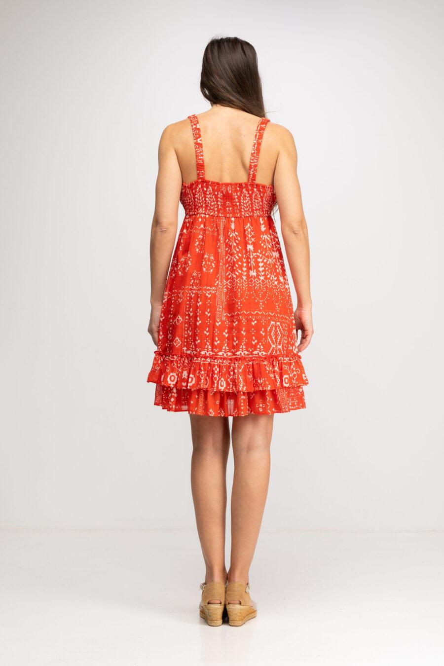 Peace&love By Calao VESTIDO CORTO ESTAMPADO BITONO