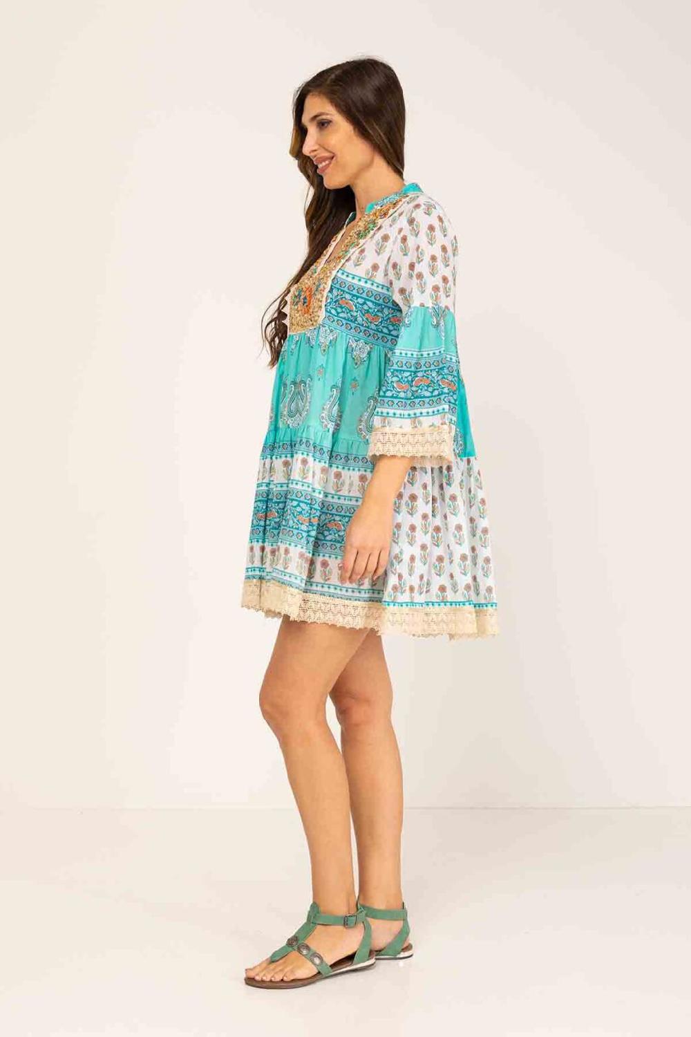 Peace&love By Calao VESTIDO CORTO ESTAMPADO