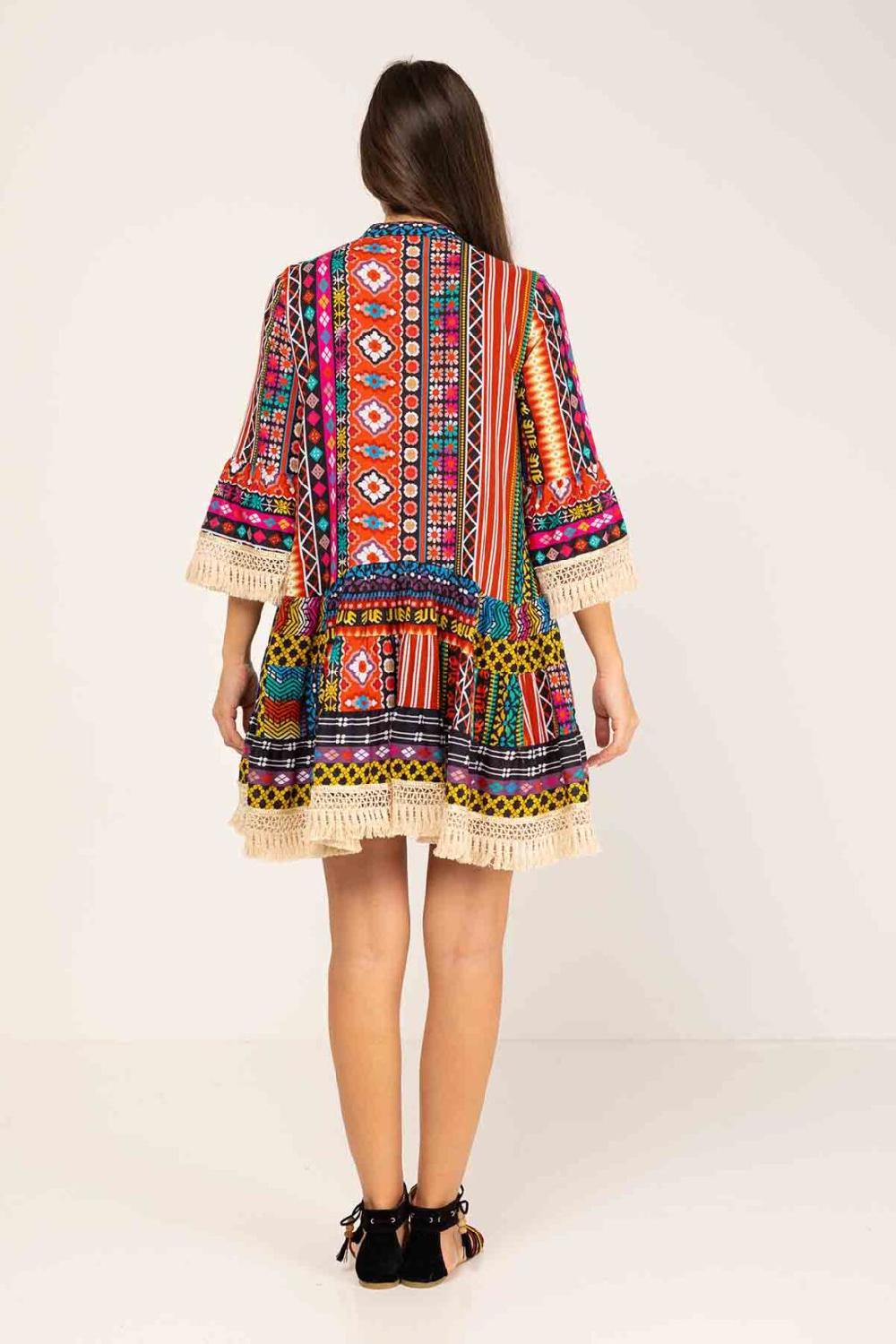 Peace&love By Calao VESTIDO CORTO ESTAMPADO