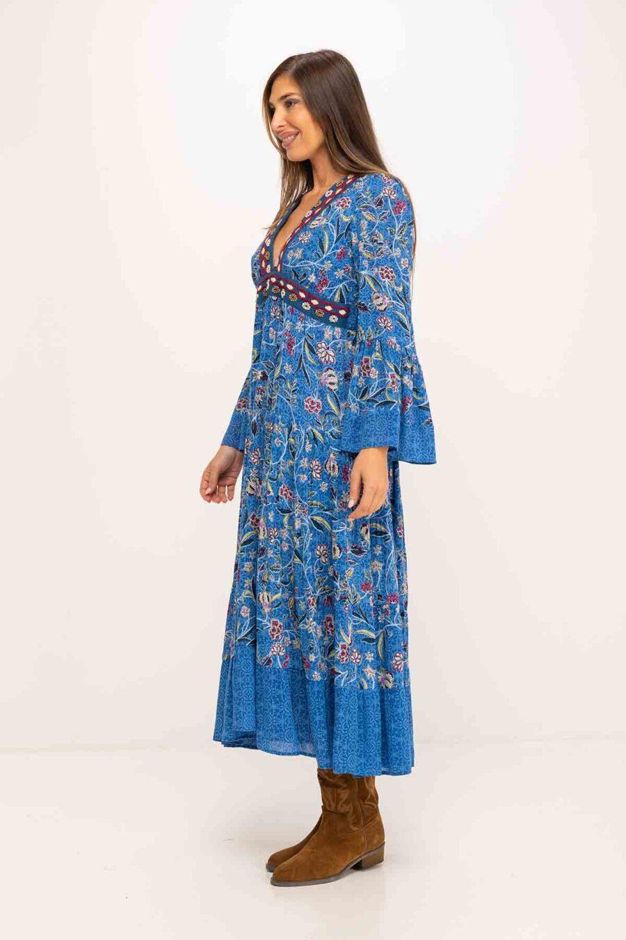 Peace&love By Calao VESTIDO CUELLO EN UVE PR1160V