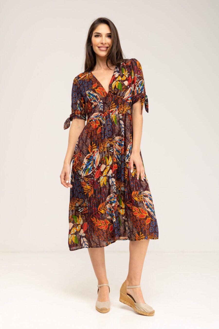 peace&love by calao VESTIDO ESTAMPADO ABOTONADO