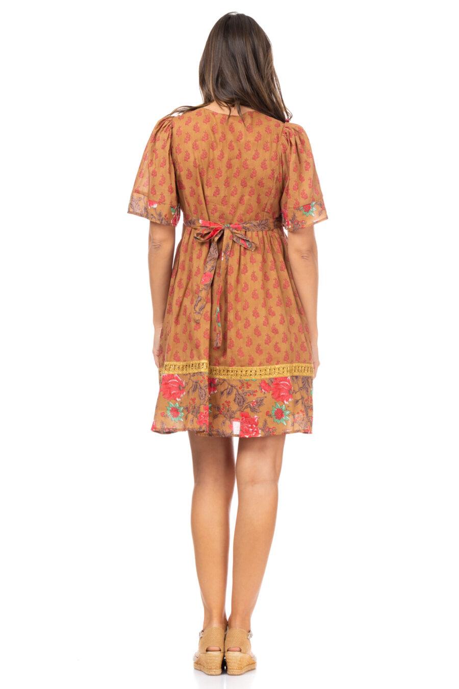 Peace&love By Calao VESTIDO ESTAMPADO CON BORDADO