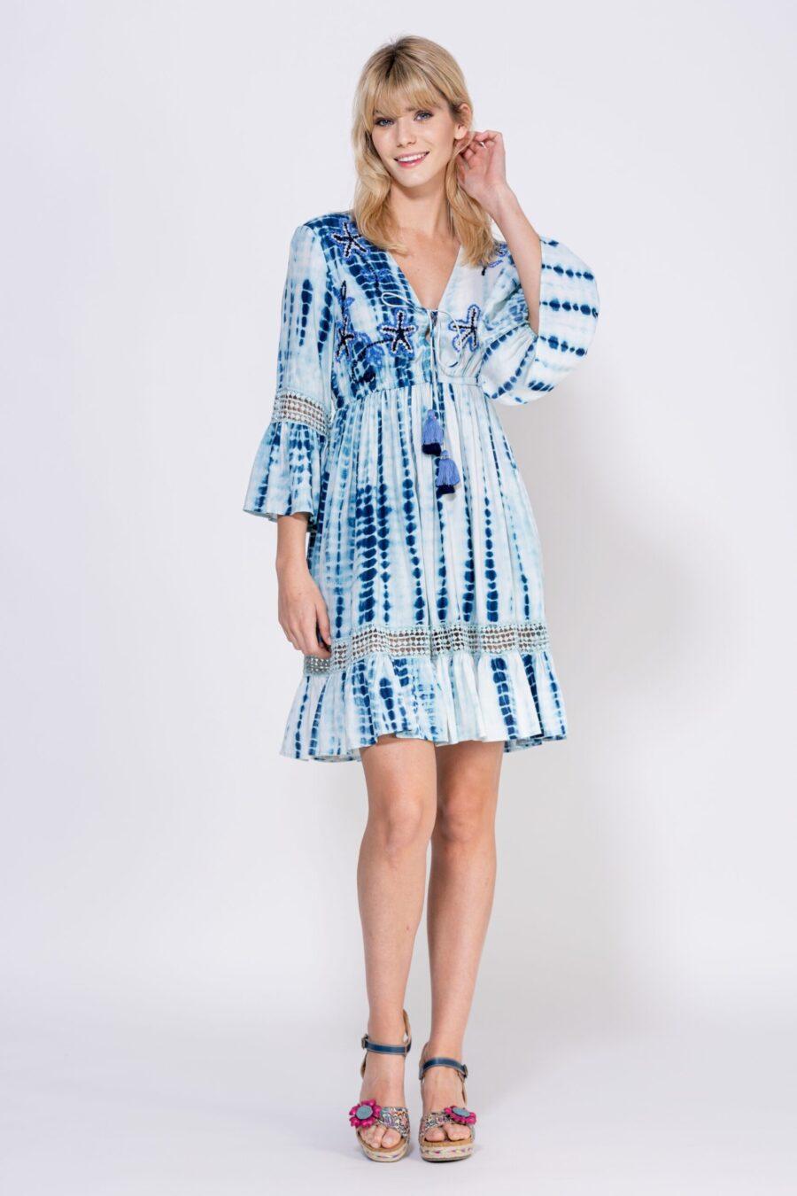 peace&love by calao VESTIDO ESTAMPADO CON ENCAJES