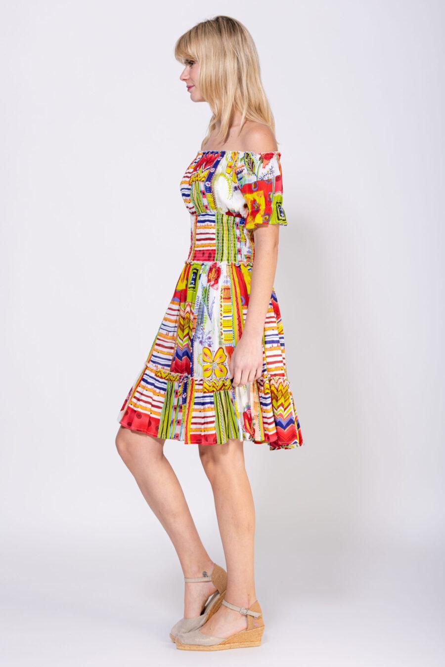 Peace&love By Calao VESTIDO ESTAMPADO CORTO