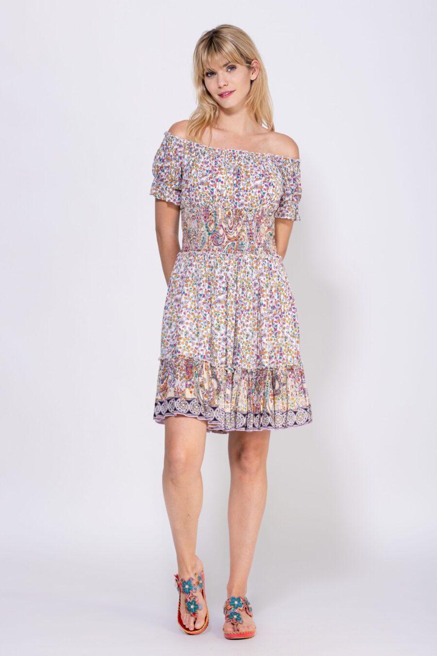 peace&love by calao VESTIDO ESTAMPADO CORTO