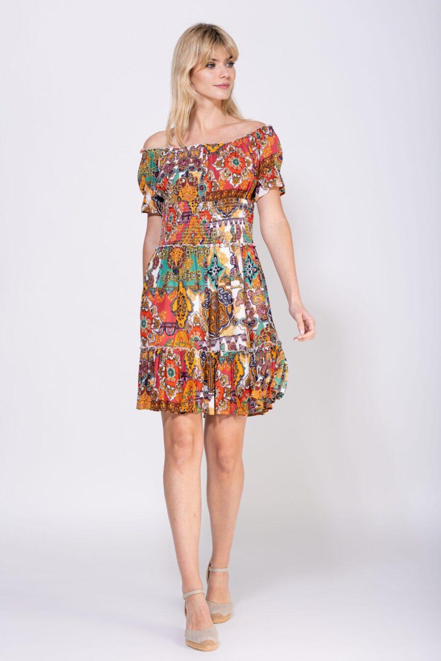 peace&love by calao VESTIDO ESTAMPADO CORTO
