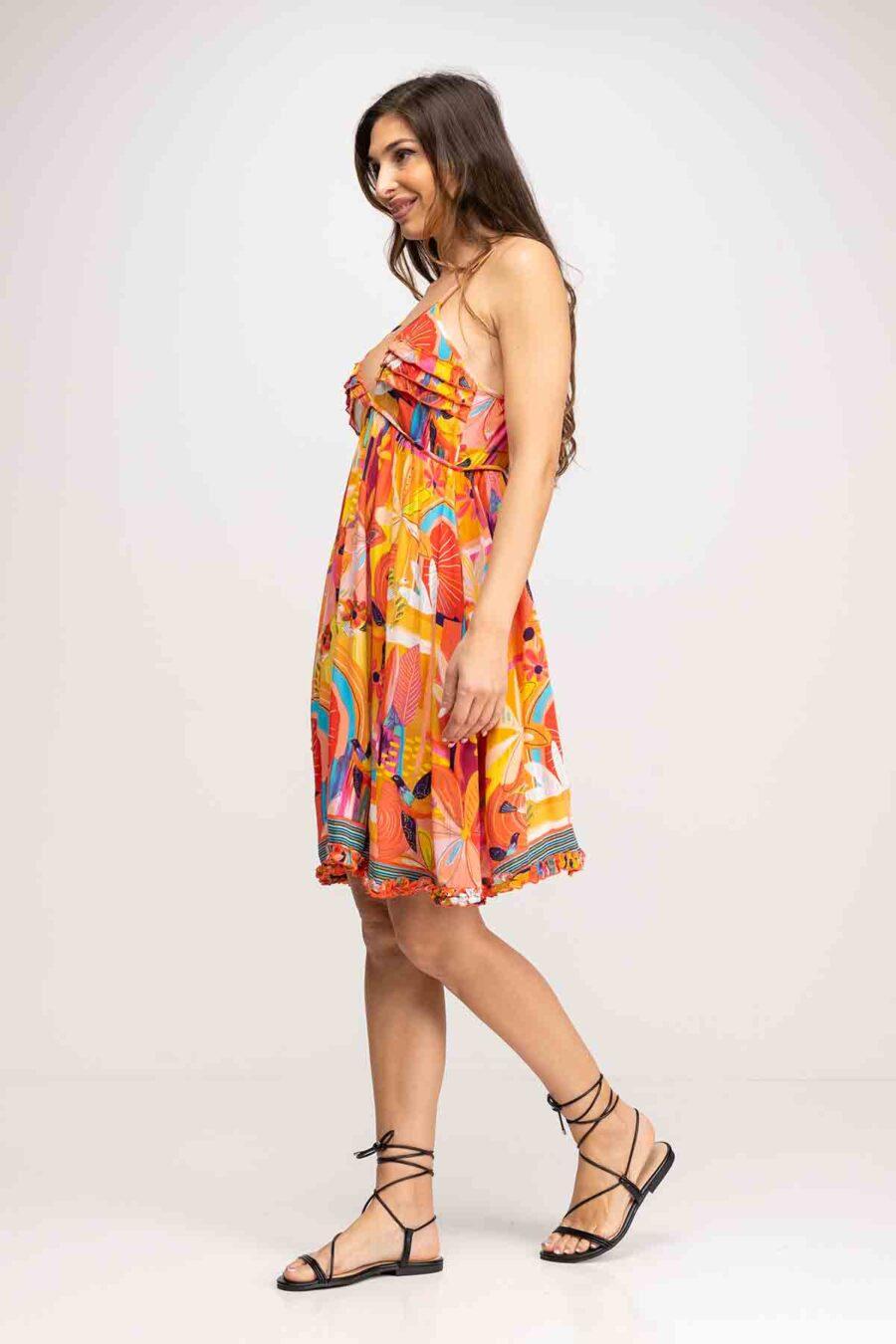 Peace&love By Calao VESTIDO ESTAMPADO CORTO