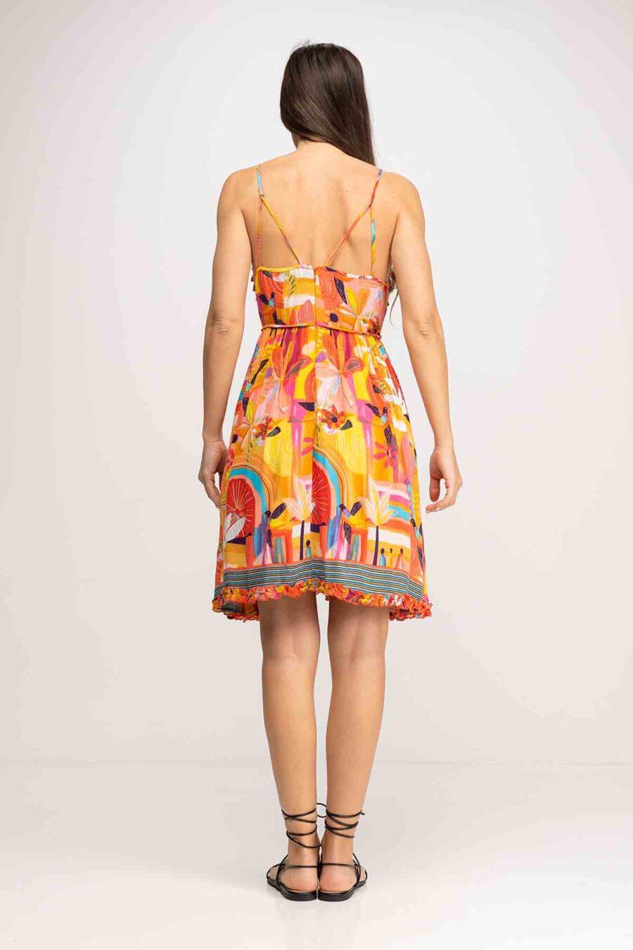 Peace&love By Calao VESTIDO ESTAMPADO CORTO