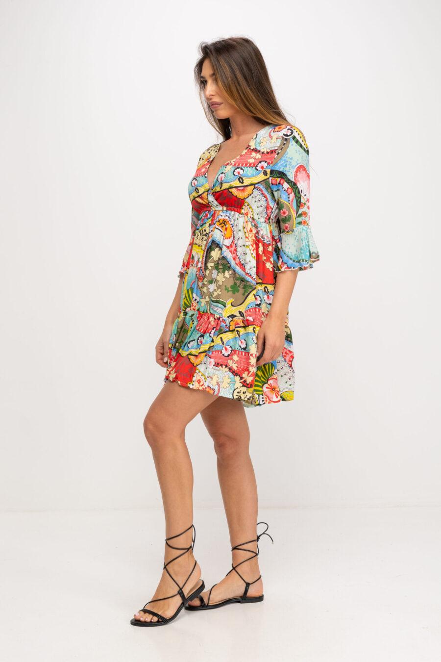 Peace&love By Calao VESTIDO ESTAMPADO CORTO