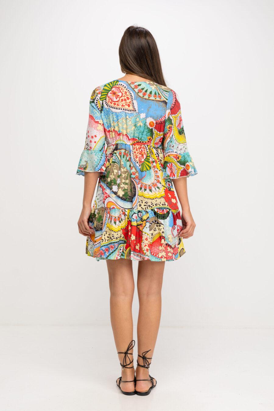 Peace&love By Calao VESTIDO ESTAMPADO CORTO