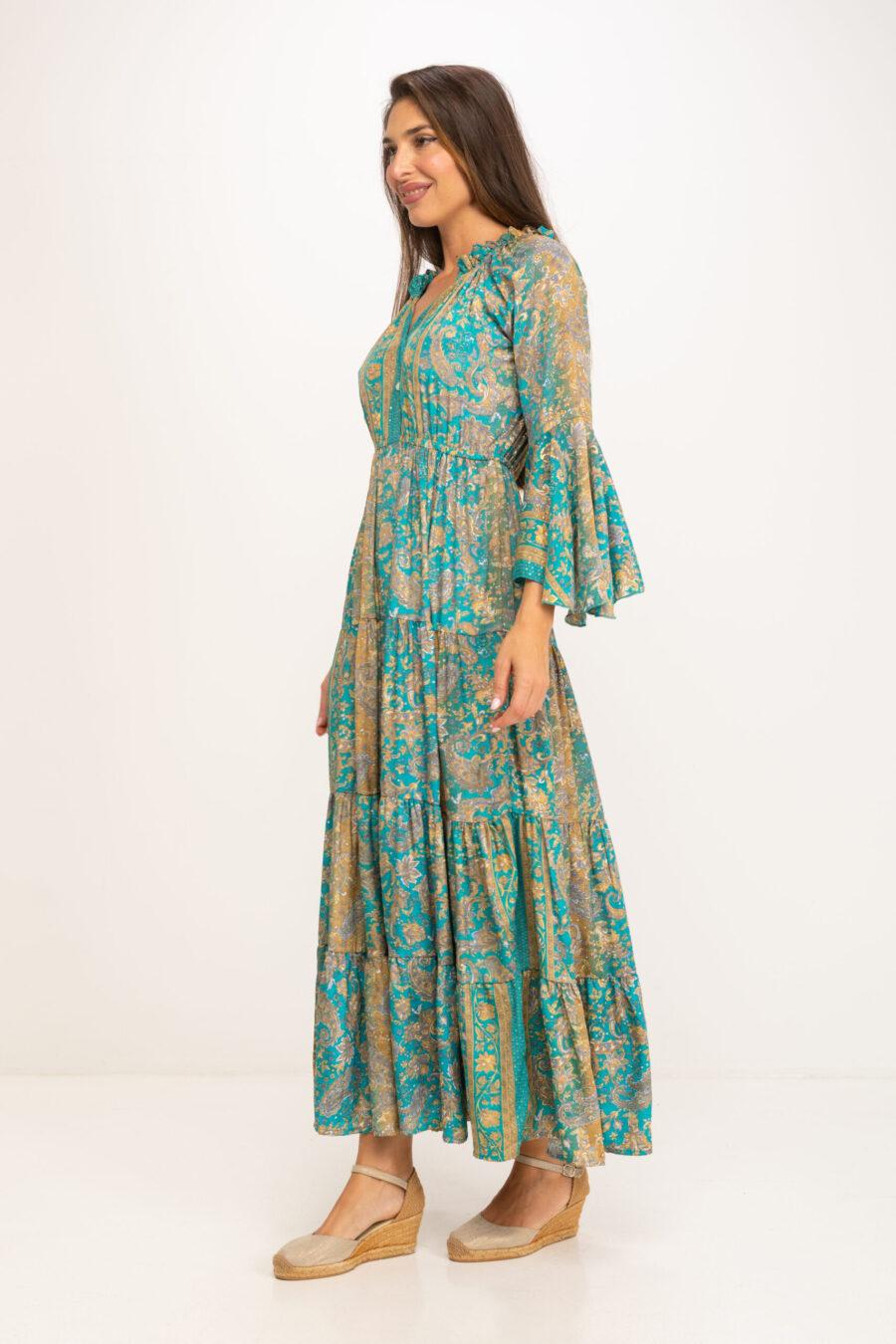 Peace&love By Calao VESTIDO ESTAMPADO CUELLO EN V