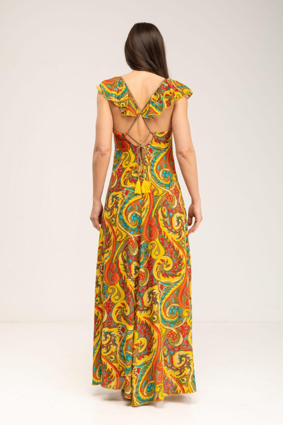 Peace&love By Calao VESTIDO ESTAMPADO LARGO