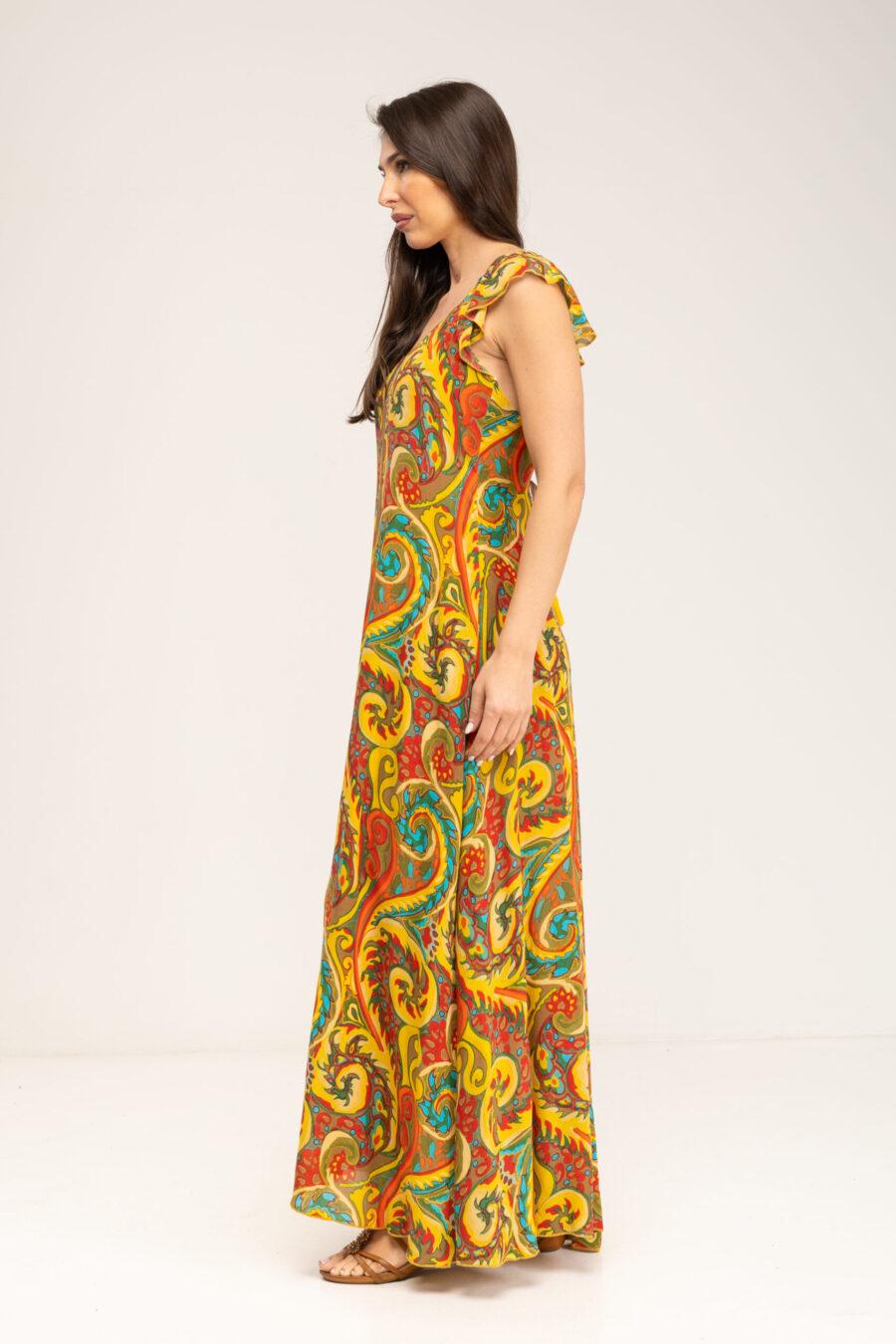 Peace&love By Calao VESTIDO ESTAMPADO LARGO