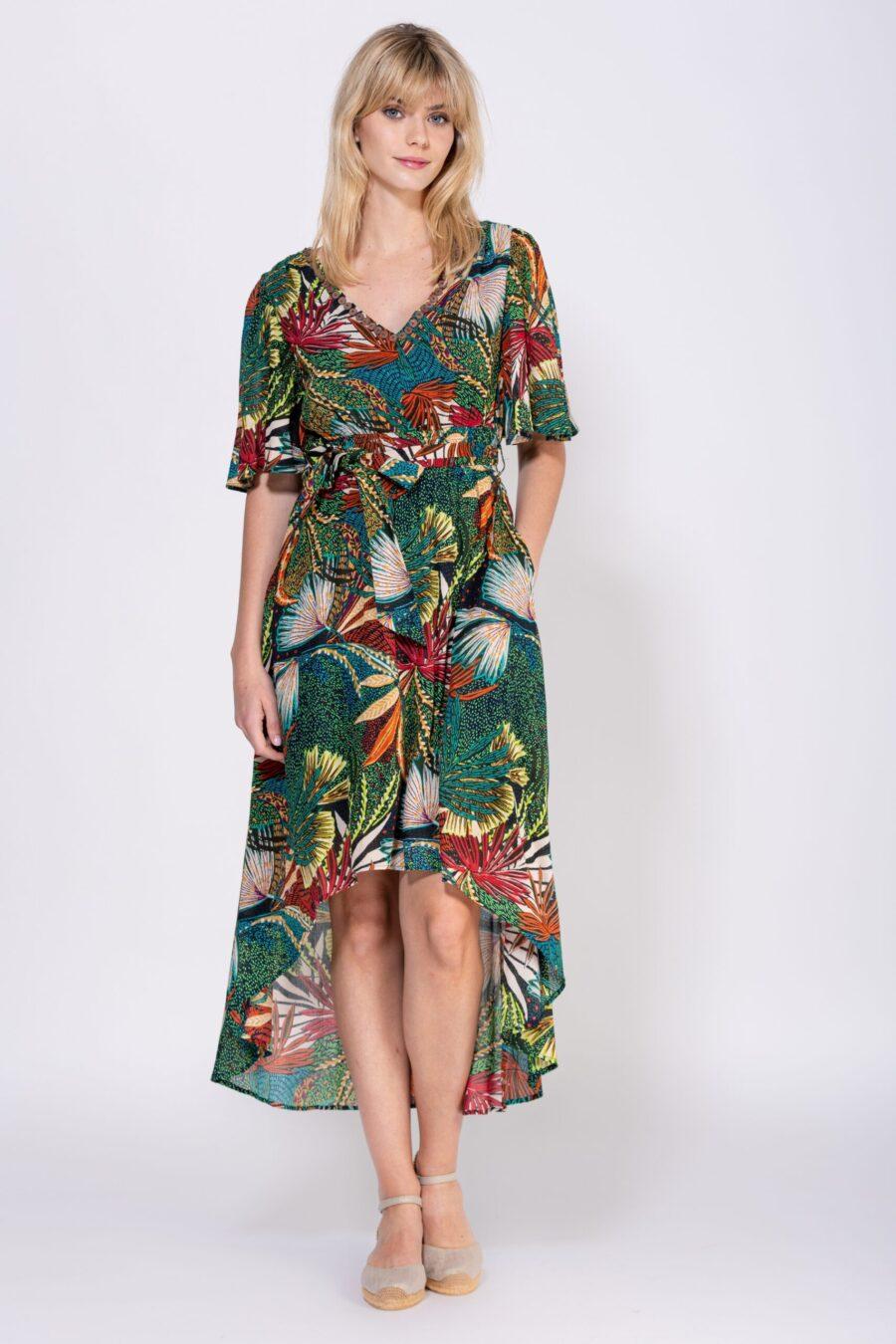 Peace&love By Calao VESTIDO ESTAMPADO LARGO