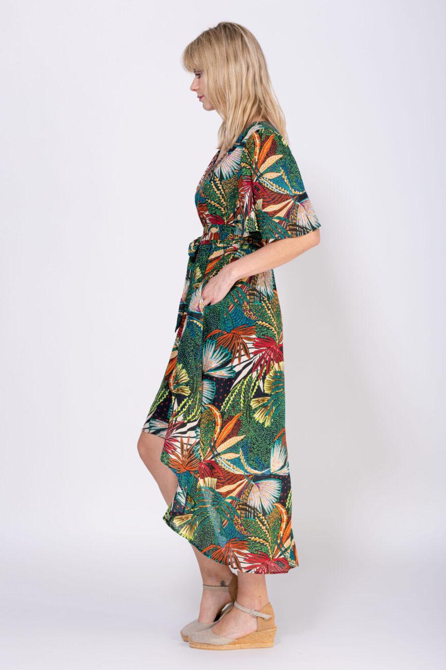 Peace&love By Calao VESTIDO ESTAMPADO LARGO