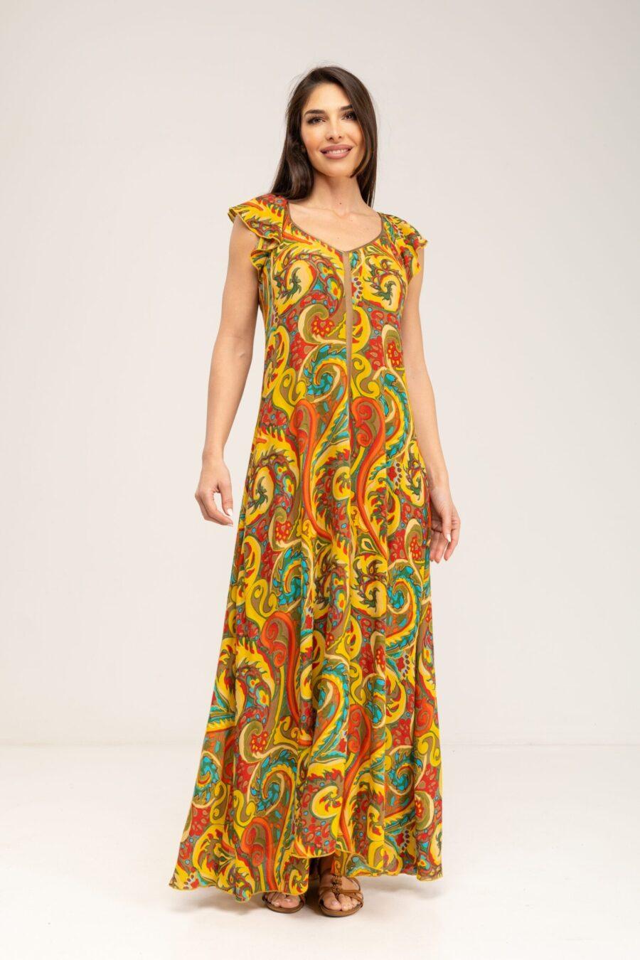 peace&love by calao VESTIDO ESTAMPADO LARGO