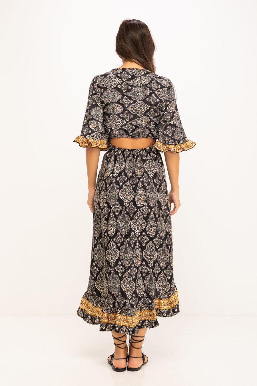 Peace&love By Calao VESTIDO ESTAMPADO MEDIA PIERNA