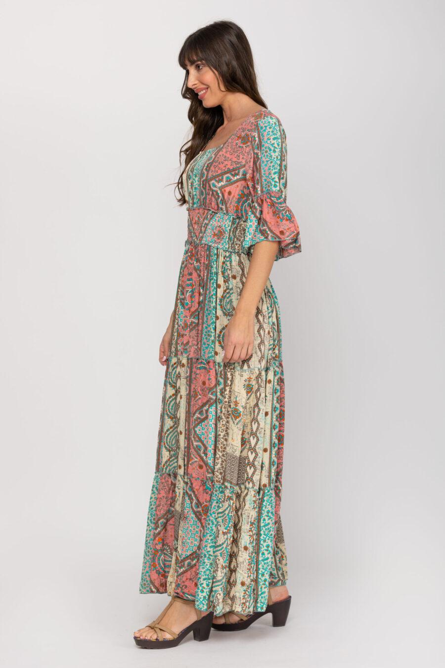 Peace&love By Calao VESTIDO LARGO ESTAMPADO