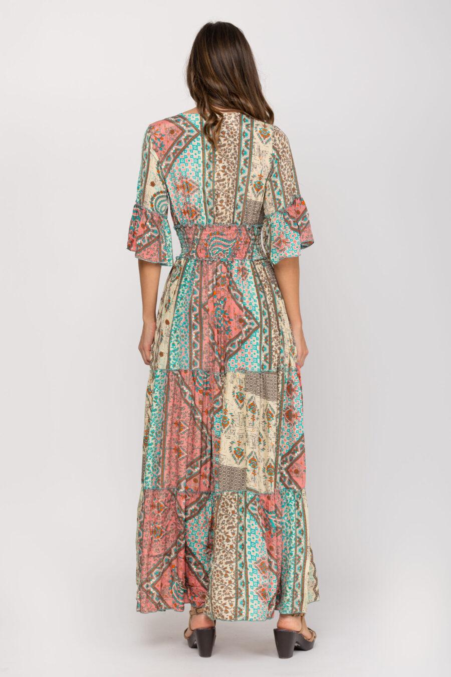 Peace&love By Calao VESTIDO LARGO ESTAMPADO