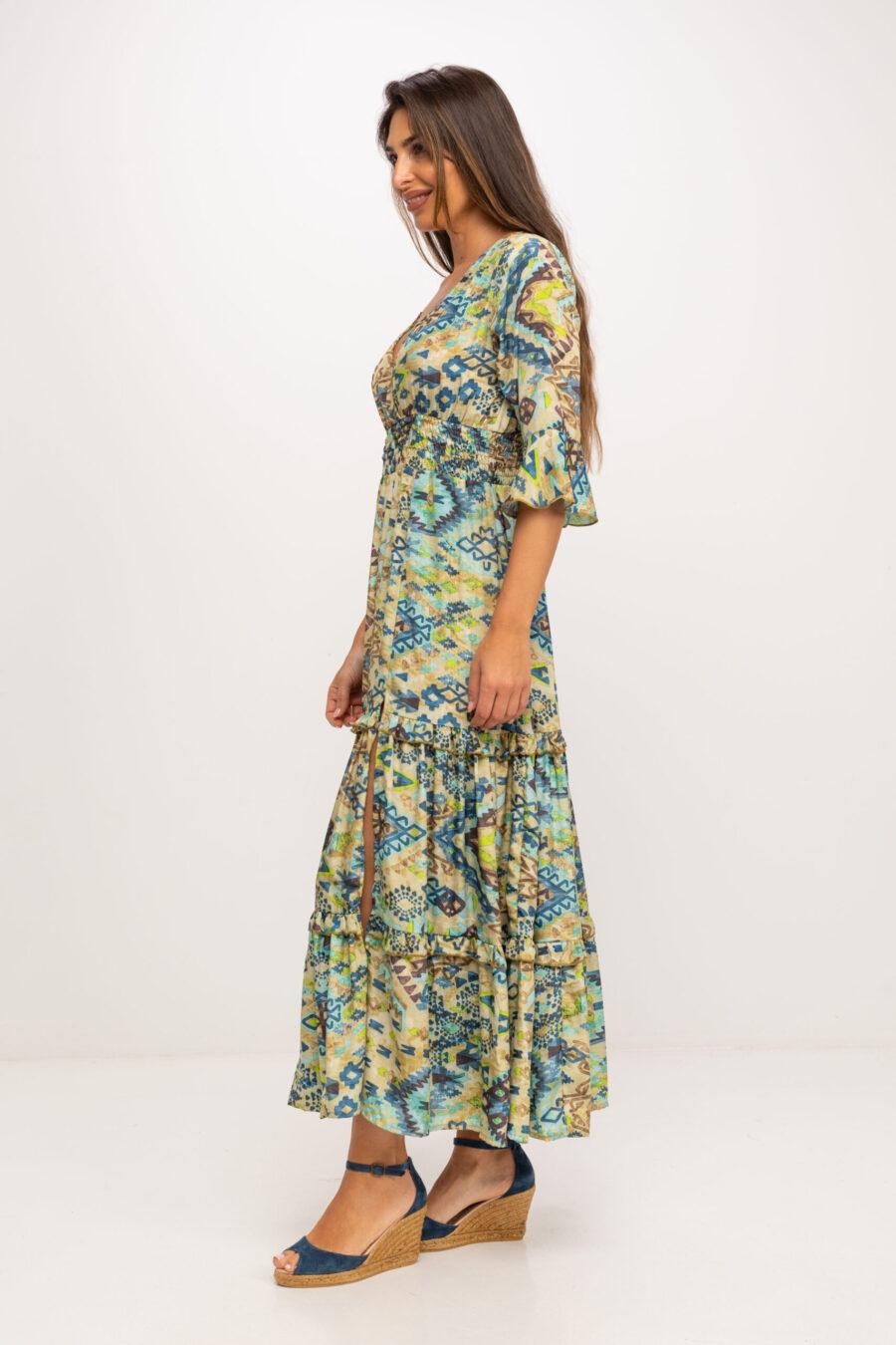 Peace&love By Calao VESTIDO LARGO ESTAMPADO