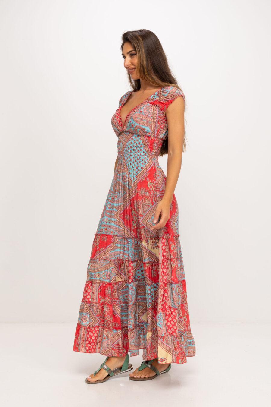 Peace&love By Calao VESTIDO LARGO ESTAMPADO