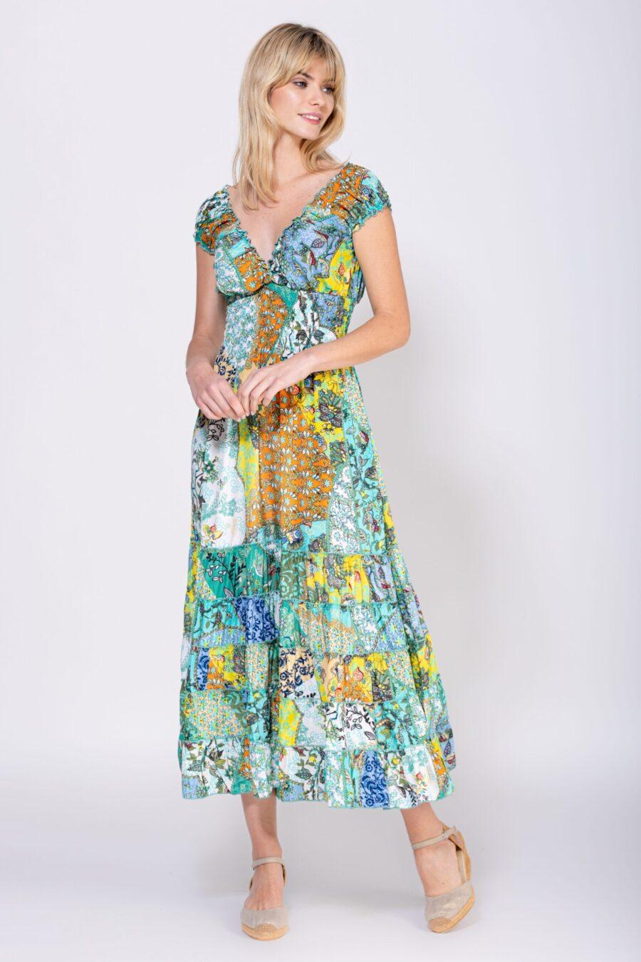 peace&love by calao VESTIDO LARGO ESTAMPADO