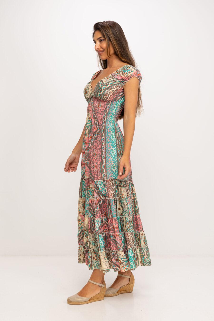 Peace&love By Calao VESTIDO LARGO ESTAMPADO