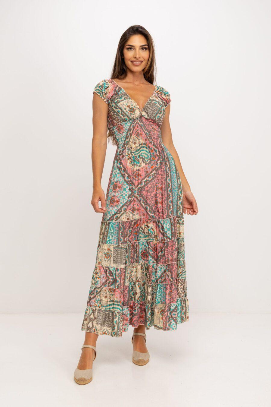 peace&love by calao VESTIDO LARGO ESTAMPADO