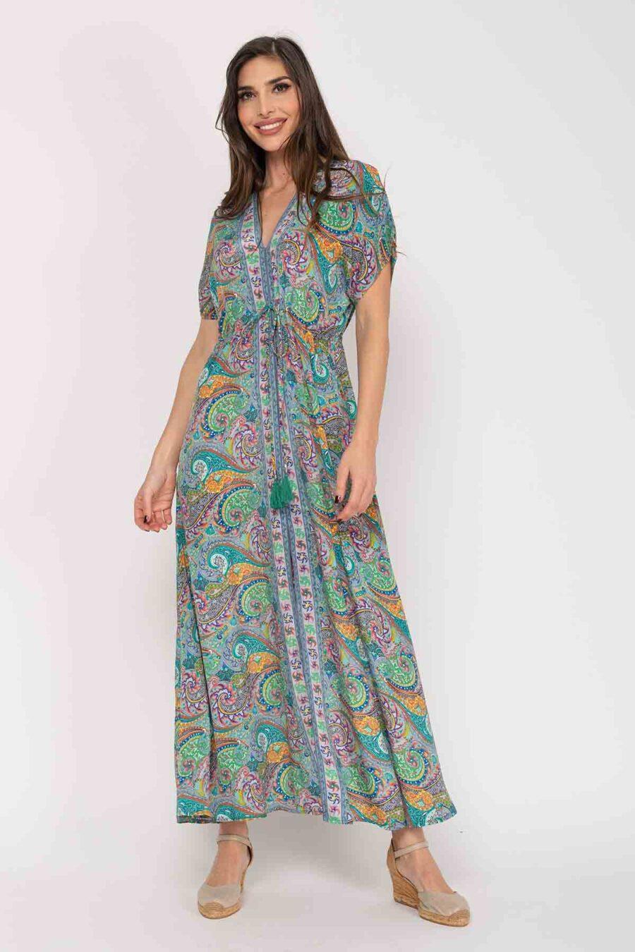 peace&love by calao VESTIDO LARGO ESTAMPADO